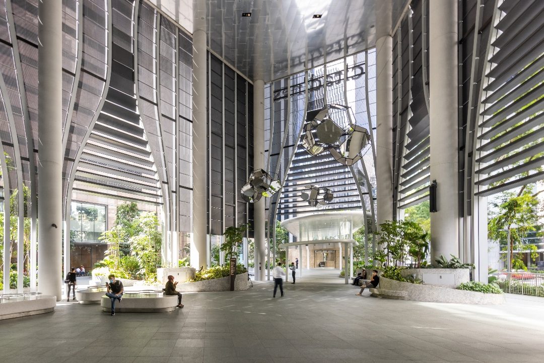 CapitaSpring lobby