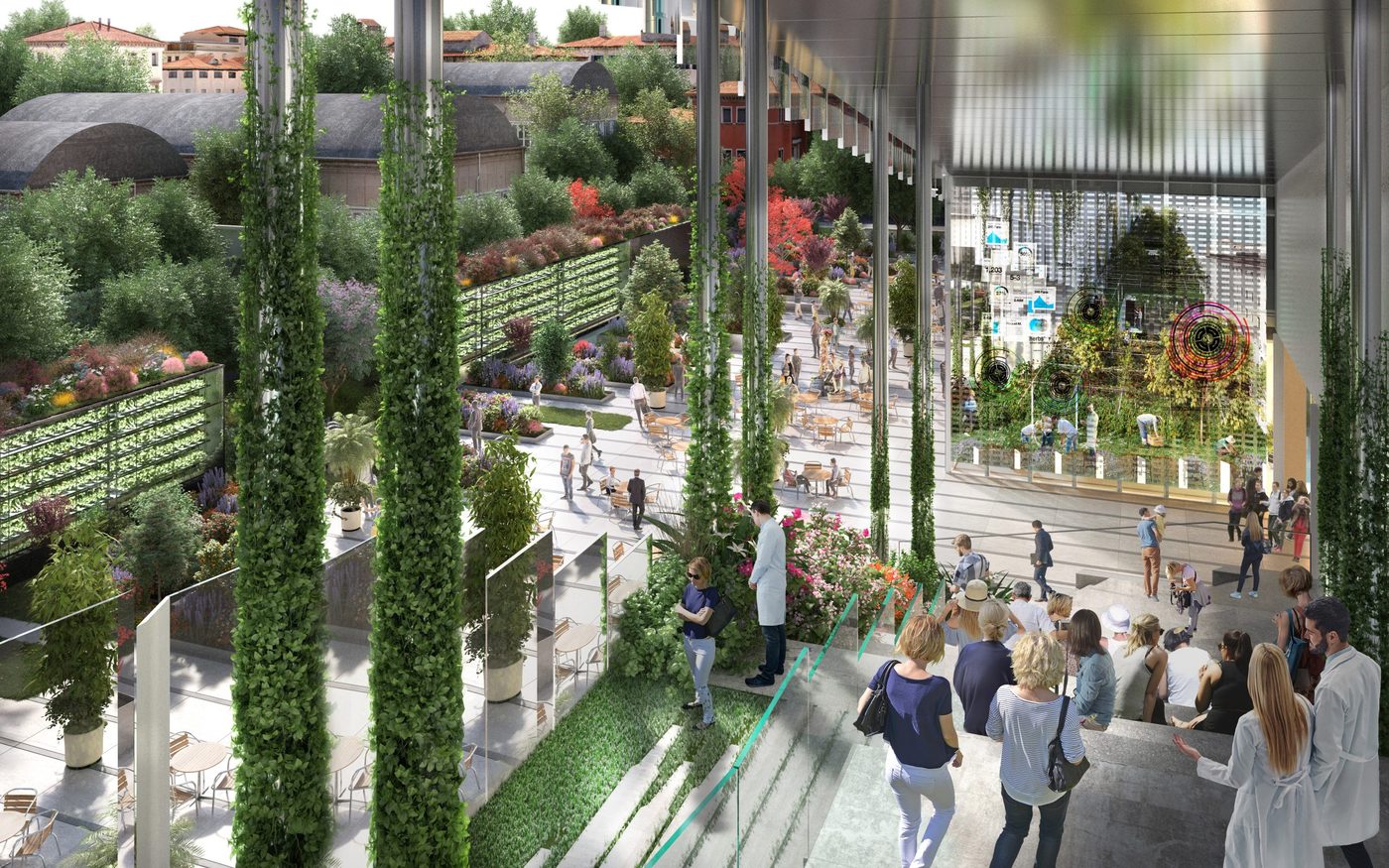 VITAE: an office building wrapped in an urban vineyard